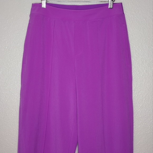 Athleta Purple Comfort Fit High-Rise Yoga Workout Athletic Casual Track Pants - Picture 3 of 14